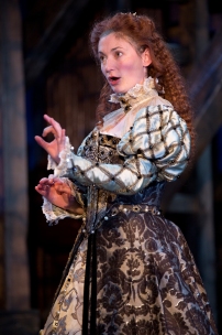 Katie deBuys as Princess Katherine in Henry V. Photo by Scott Suchman.